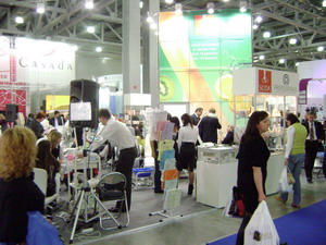 Стенд Зюды на Интершарме, октябрь 2009, Москва